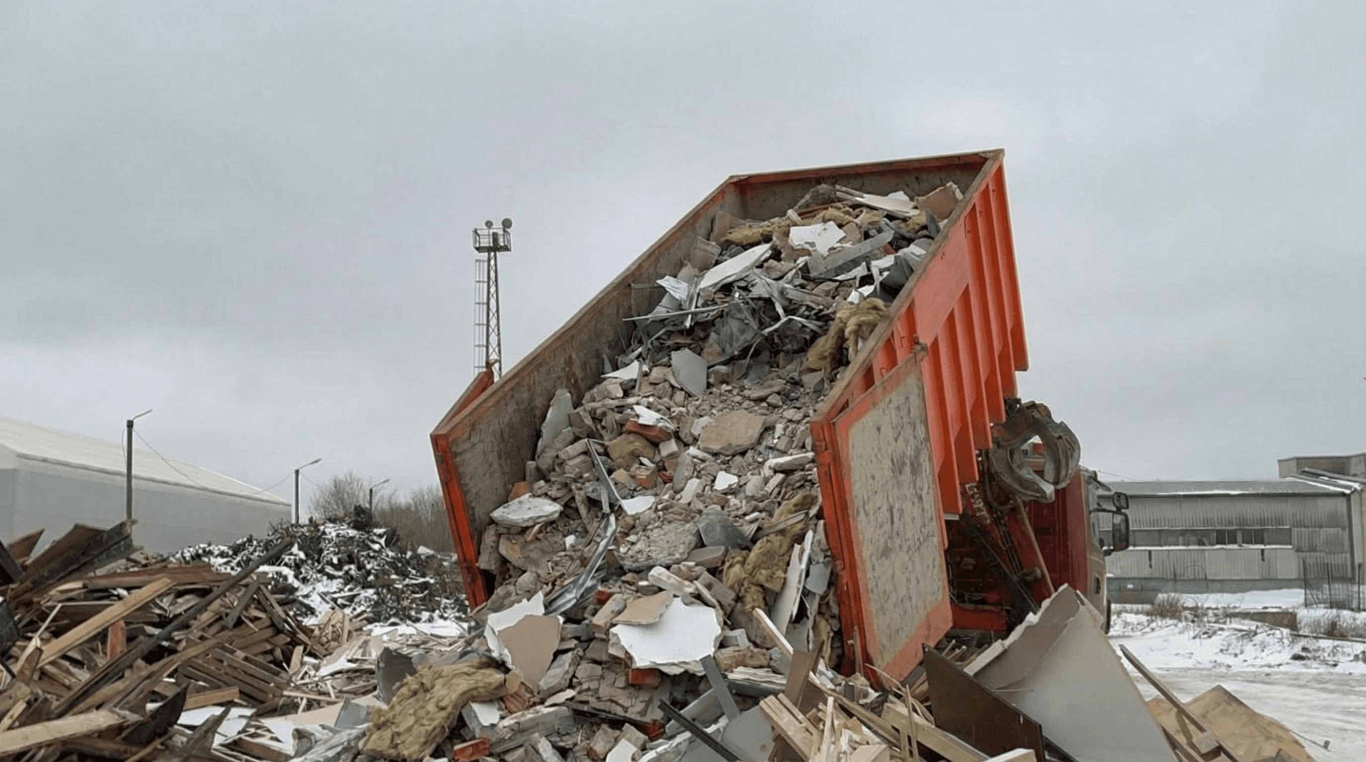 Ehitusjäätmete äravedu ja platsi puhastus – töö näide 2